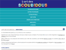 Tablet Screenshot of lartdesscoubidous.com
